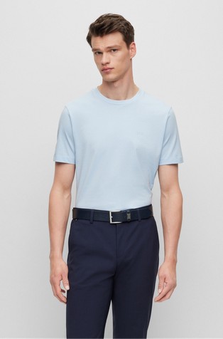 Regular fit bombažna majica z logotipom