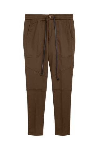 Relaxed fit trenirka z zatezno vrvico