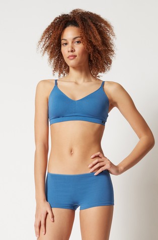 Essentials crop top with removable pads