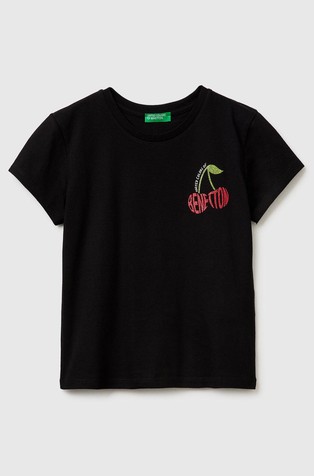 Majica s kratkimi rokavi in bleščečo logo grafiko