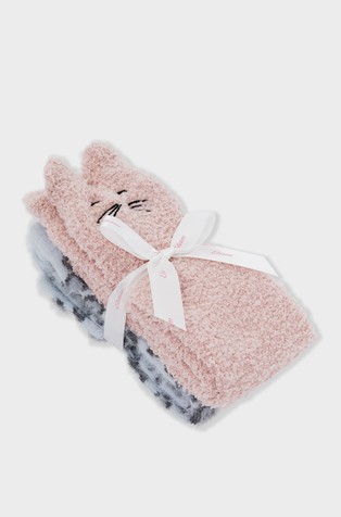 Licat 2-pack Faux Fur Socks