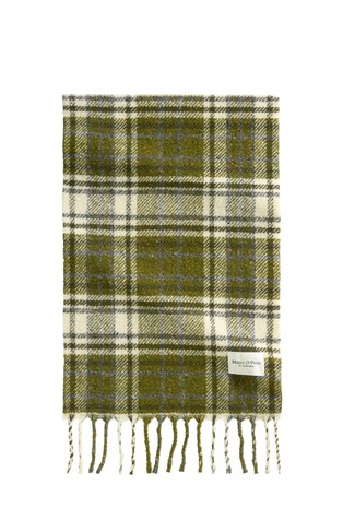 Karirast šal iz volnene mešanice