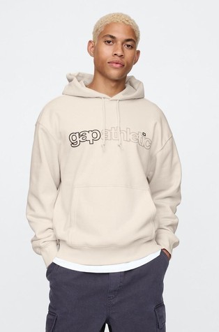 Gap logo moški pulover s kapuco