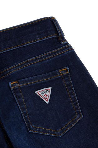 GUESS Straight fit denim pants Navy 4
