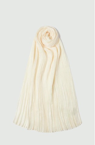 Plissé-pleated stole