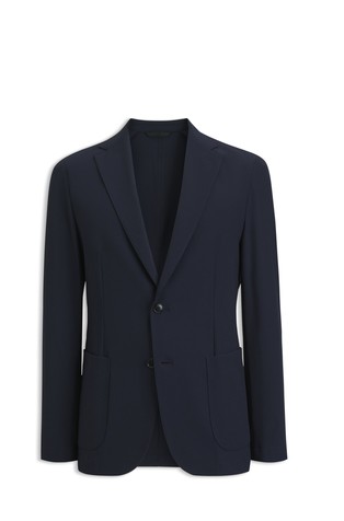 Slim fit suknjič iz performance-stretch tkanine