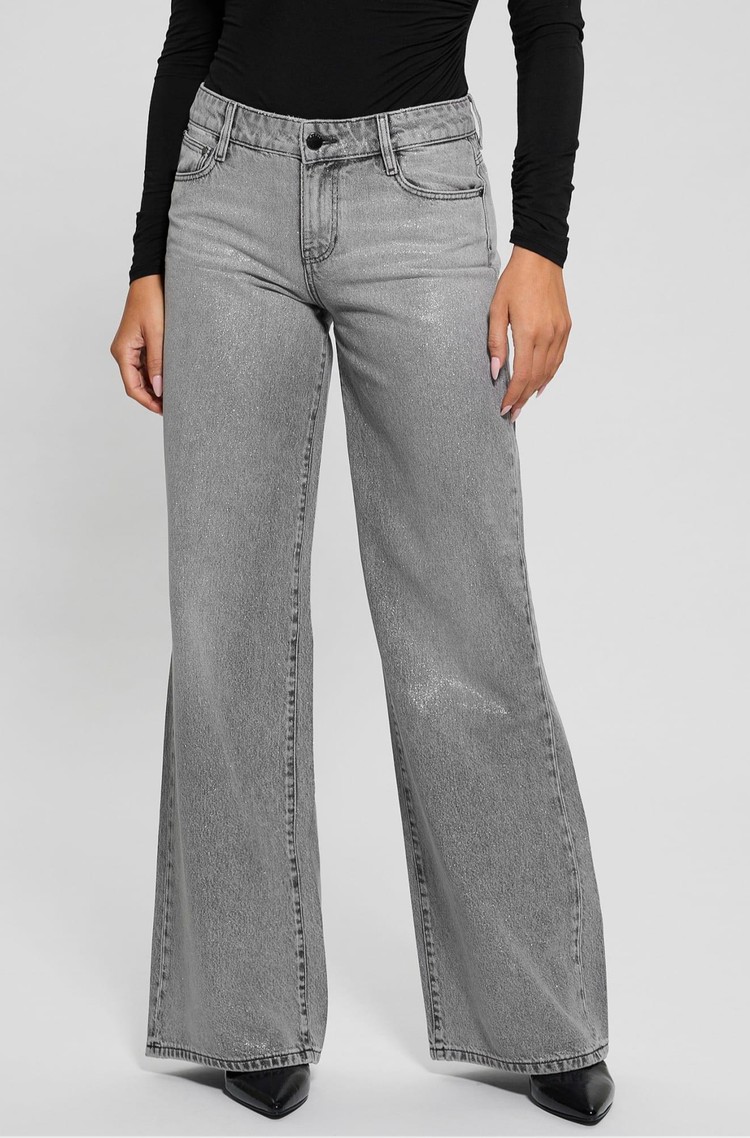 GUESS Relaxed fit jeans hlače Siva - Gray 