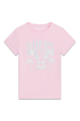 Majica z logotipom in potiskom palm