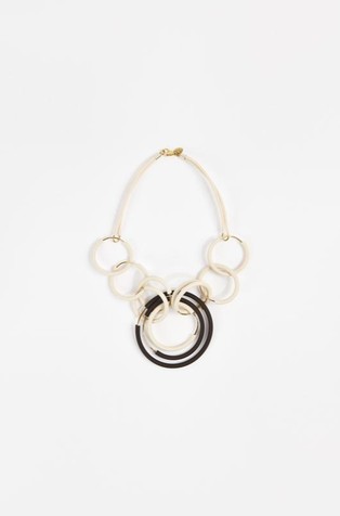 Necklace with ring details