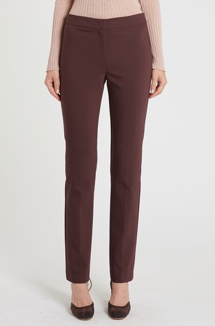 Slim fit hlače iz bombažne mešanice