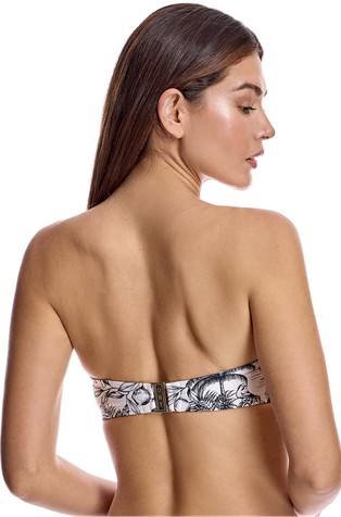 ORY Patterned bandeau bikini top Multi 2