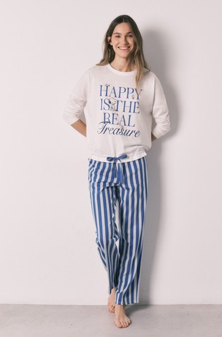 Snoopy bombažna pižama z dolgimi rokavi