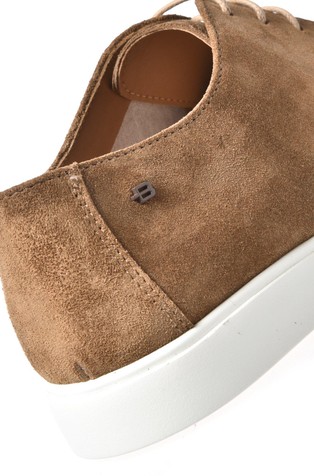 BALDININI Suede leather lace-up Tan 4