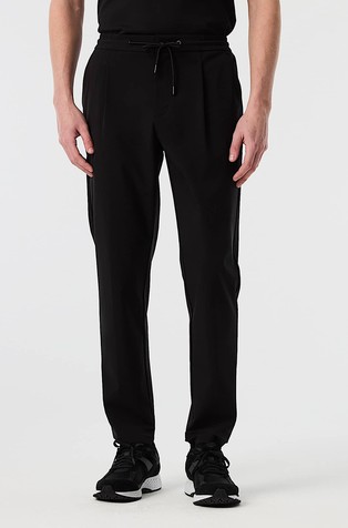 Elegant Stretch Trousers With Drawstring