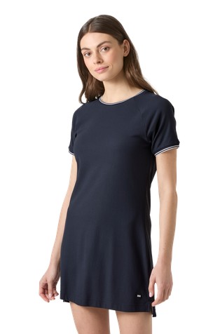 Portofino kratka obleka s kontrastnimi obrobami