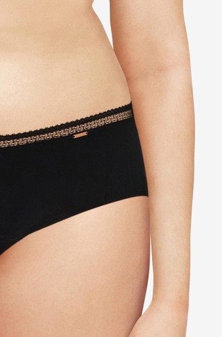 CHANTELLE Graphic menstrualne hlačke Črna - Black 3