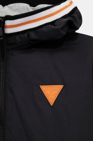 GUESS Hooded windbreaker Black 3