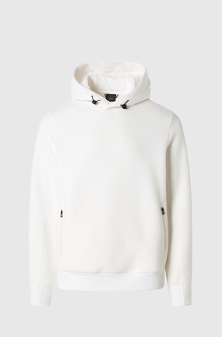 Piqué scuba hoodie