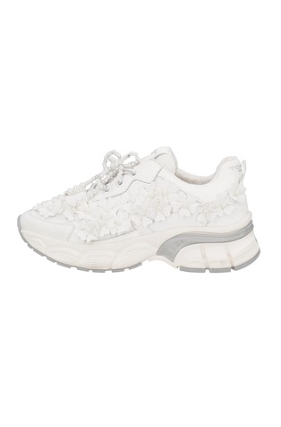 Mirabel sneakers with floral and pearl details