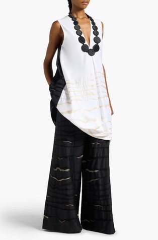 Balonasta obleka z vezeninami