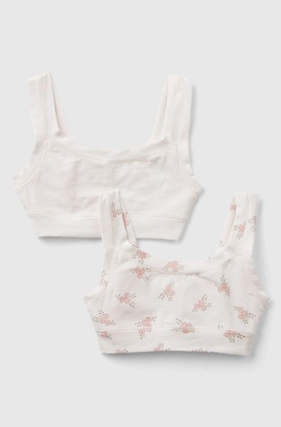 Two bras in super stretch organic cotton