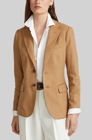 Ralph lauren sales camel hair blazer