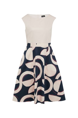 Fit and flare cotton dress