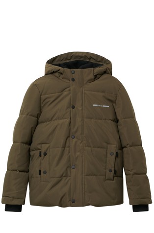 Quilted jacket with hood