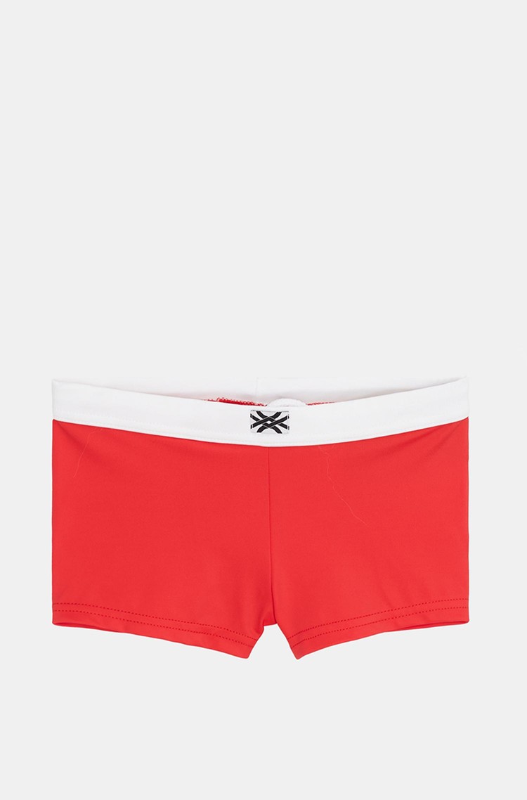 BENETTON Kopalke s kontrastnim pasom Rdeča - Red/White 