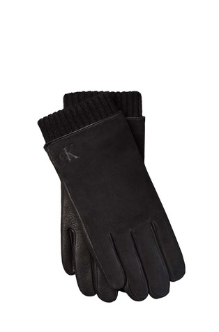 Cuffed Leather Gloves