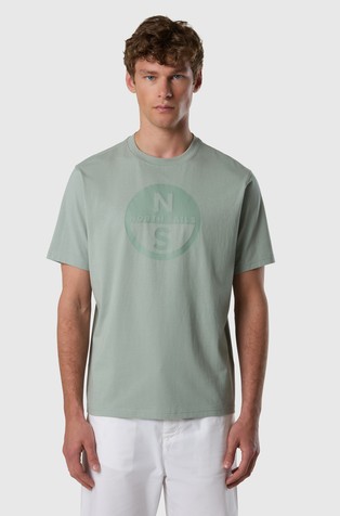 Short-sleeved T-shirt with logo
