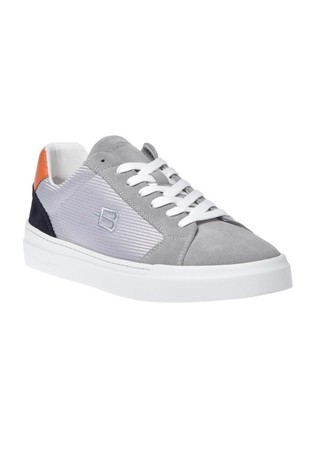 Baldinini Sneakers in taupe leather and fabric 39 IT at FORZIERI
