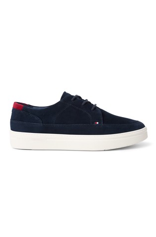 Hybrid suede trainers