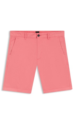 Slim-fit shorts in stretch-cotton twill