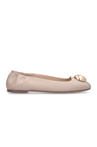 Nappa leather ballerinas