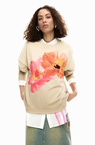 Floral sweatshirt