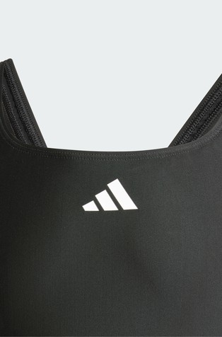 ADIDAS 3-Stripes C-Back Swimsuit Kids Black / White 3