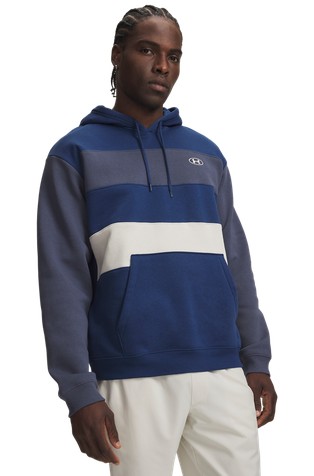 UA Rival Fleece Striped Hoodie