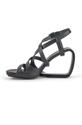 UNITED NUDE Mobius Sia Hi sandali Črna - Black 3