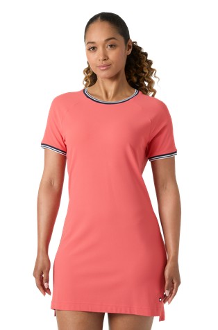 Portofino kratka obleka s kontrastnimi obrobami