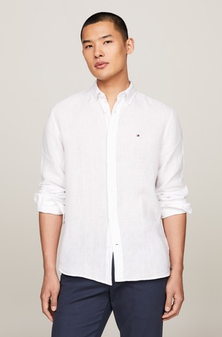Regular fit lanena srajca