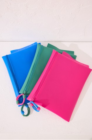 WOMEN'SECRET Torbica za kopalke iz vodoodpornega silikona Roza - Pink 6