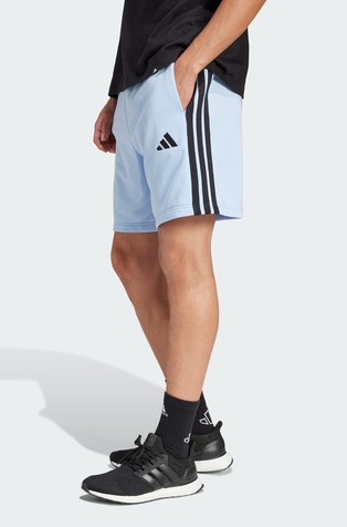 Essential 3-Stripes kratke hlače s frotirano notranjostjo