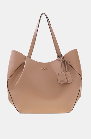 Amorette faux-leather shopping bag