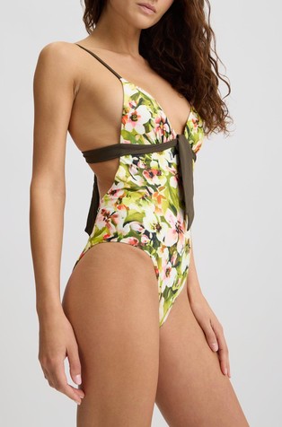 LIU JO One-piece swimsuit with print Floral 2
