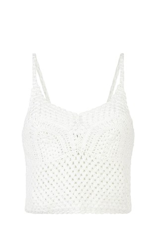 PASSIONATA Jaia kvačkan top Bela - White 5