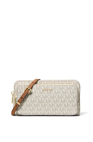 Jet Set Signature Logo Convertible Crossbody Bag