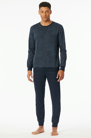 Fine Interlock - long pajamas in cotton