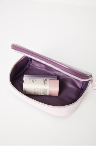 WOMEN'SECRET Small vanity case in patent faux-leather Pink / Purple 4