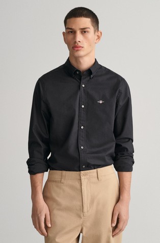 Slim fit srajca iz bombažnega poplina